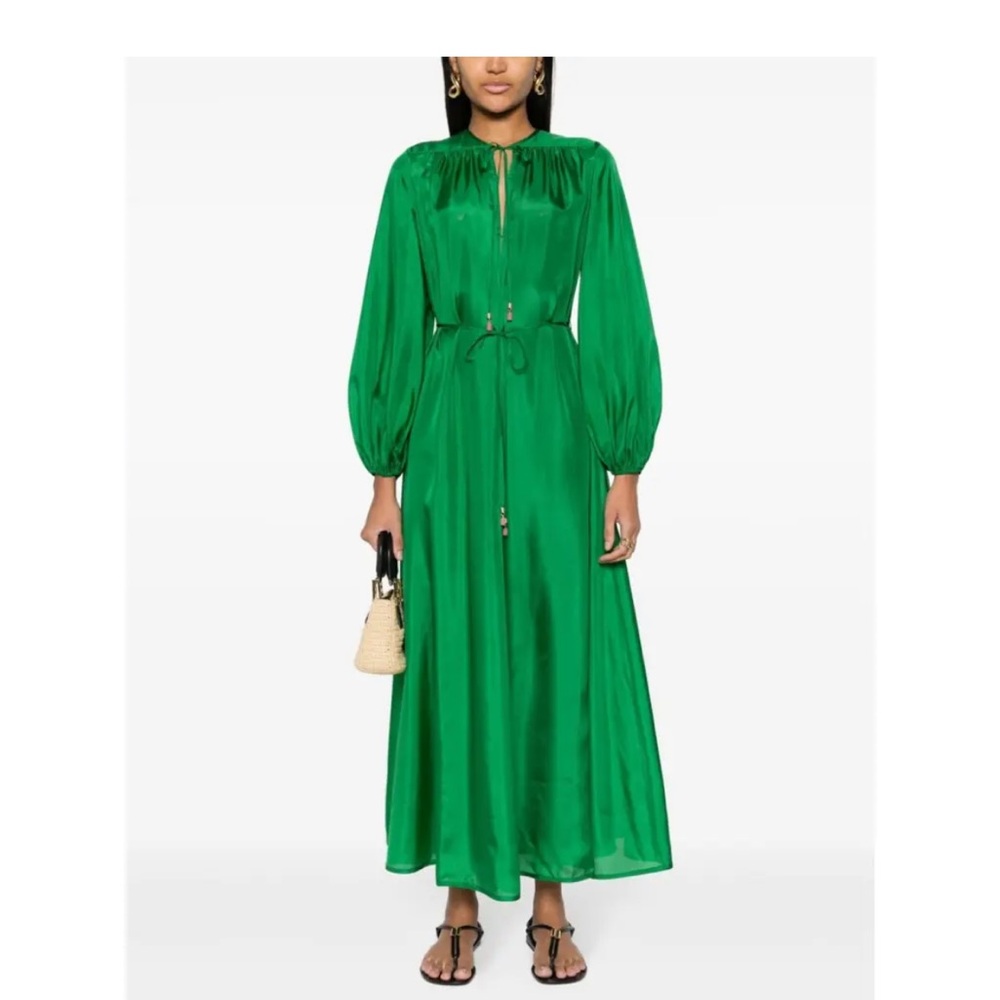 Zimmermann Junie Billow Silk Maxi Dress